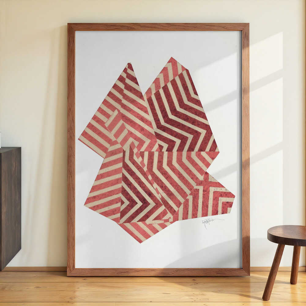 Zen Stone V. (red version) by Paulina Vårregn