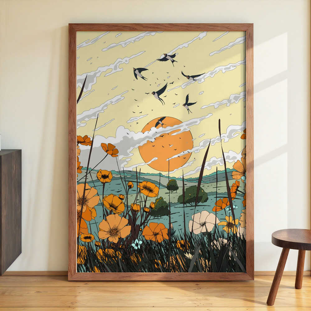 Japan Landschaft im Sommer von Nicholas