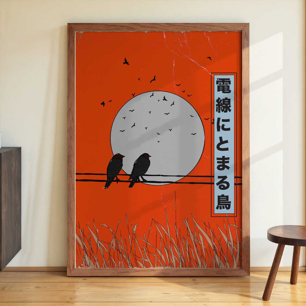 Vögel auf einem Draht von Nicholas