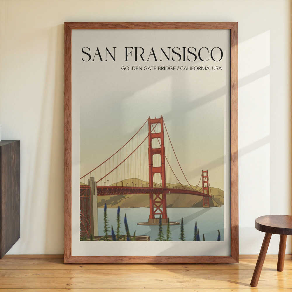 San Fransisco Reiseposter von Andreas Magnusson