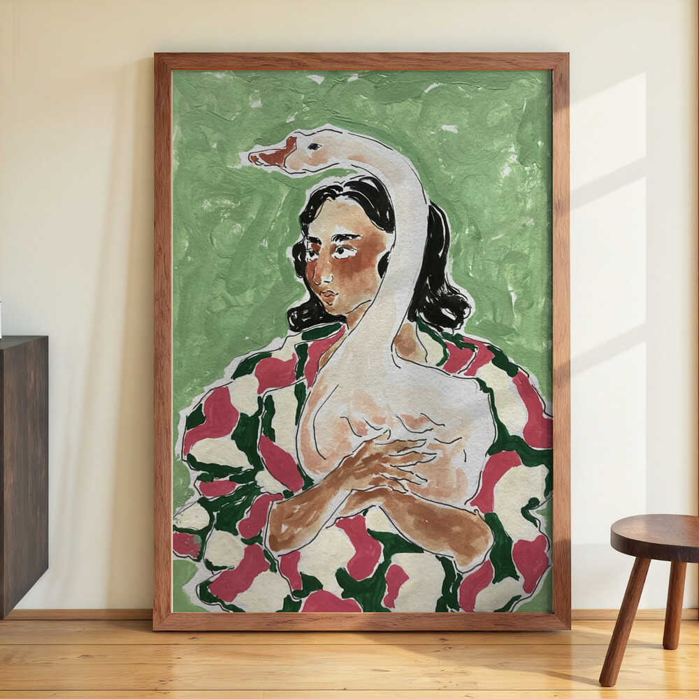 Girl With Duck by Rushati Chowdhury