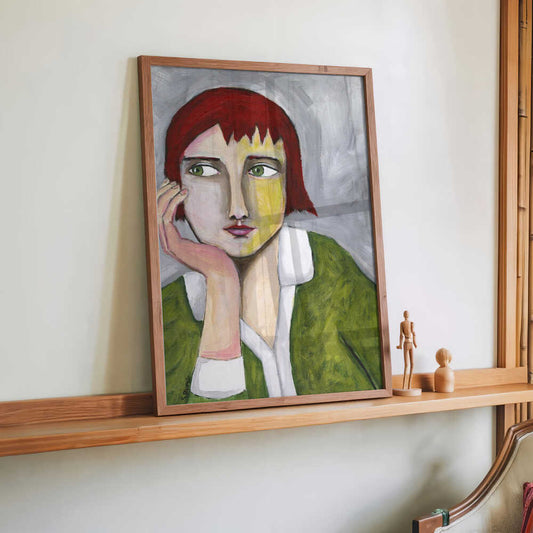 Thinking Lady by Sharyn Bursic