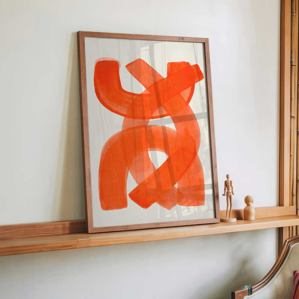 Orange Strokes von Ejaaz Haniff