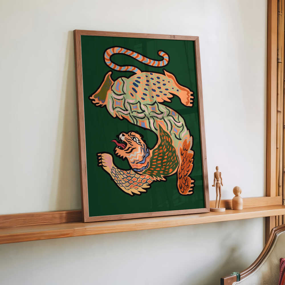 Asiantiger Green by Arty Guava