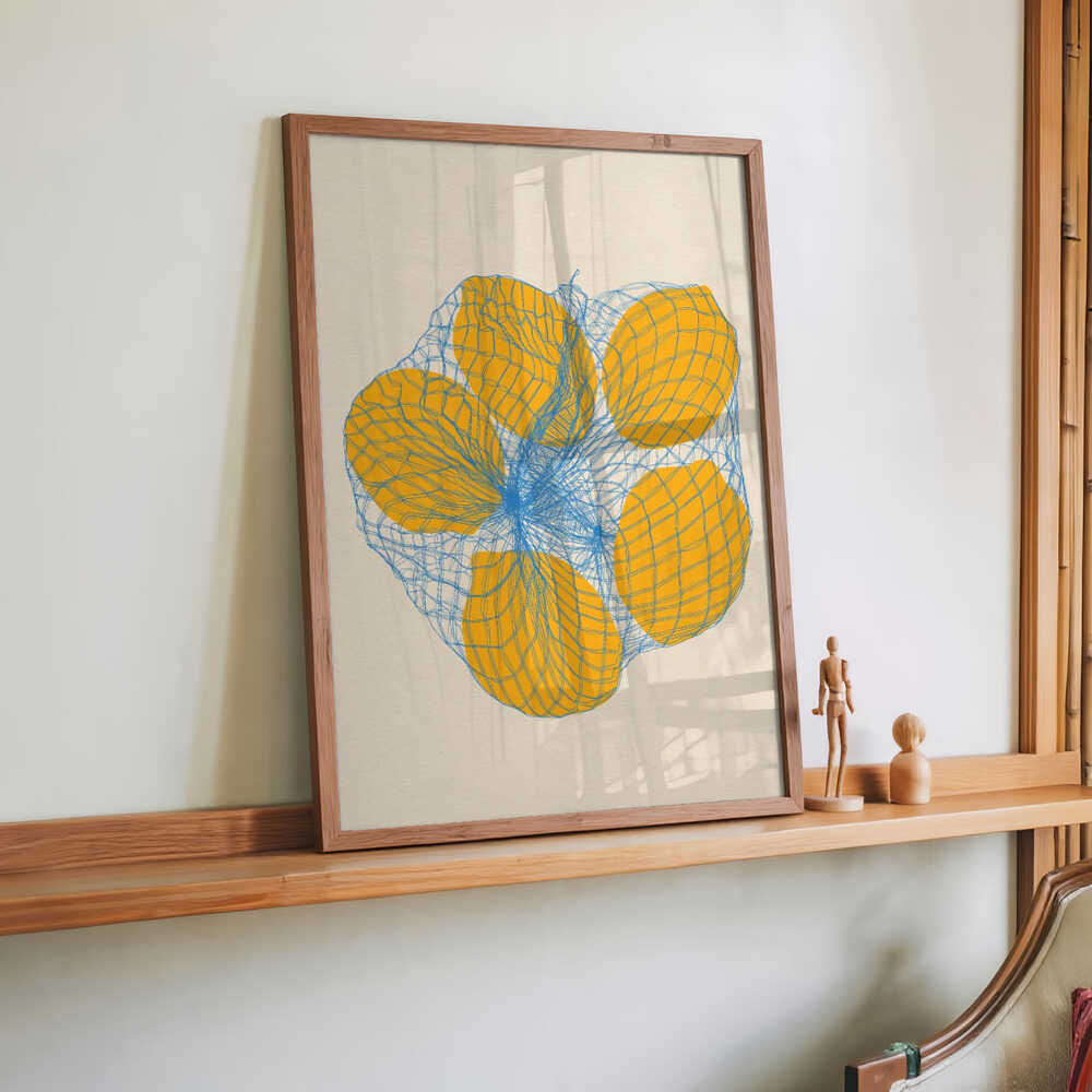 Five Lemons In a Net Bag by Rosi Feist