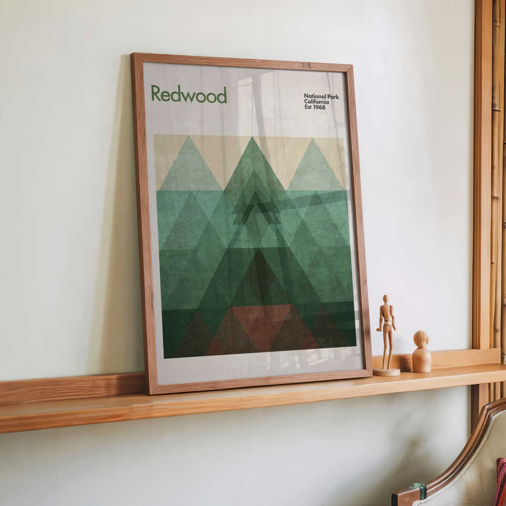 Triangular Redwood by Emel Tunaboylu