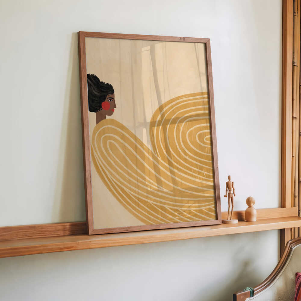 The Woman With the Yellow Stripes by Bea Müller