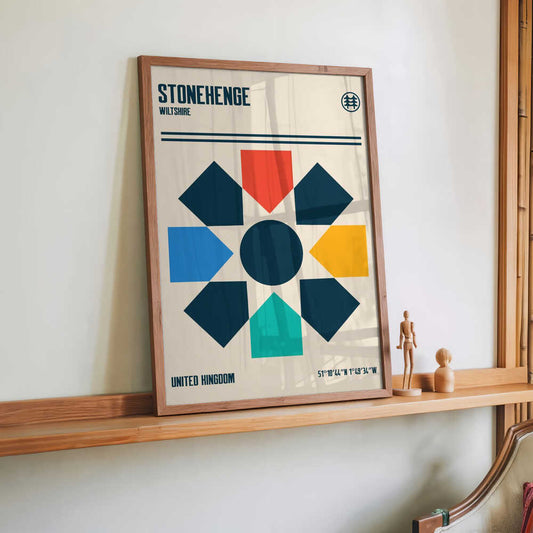 Stonehenge Travel Poster by Retrodrome