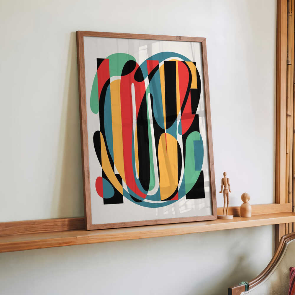 Love Abstract Design by Retrodrome