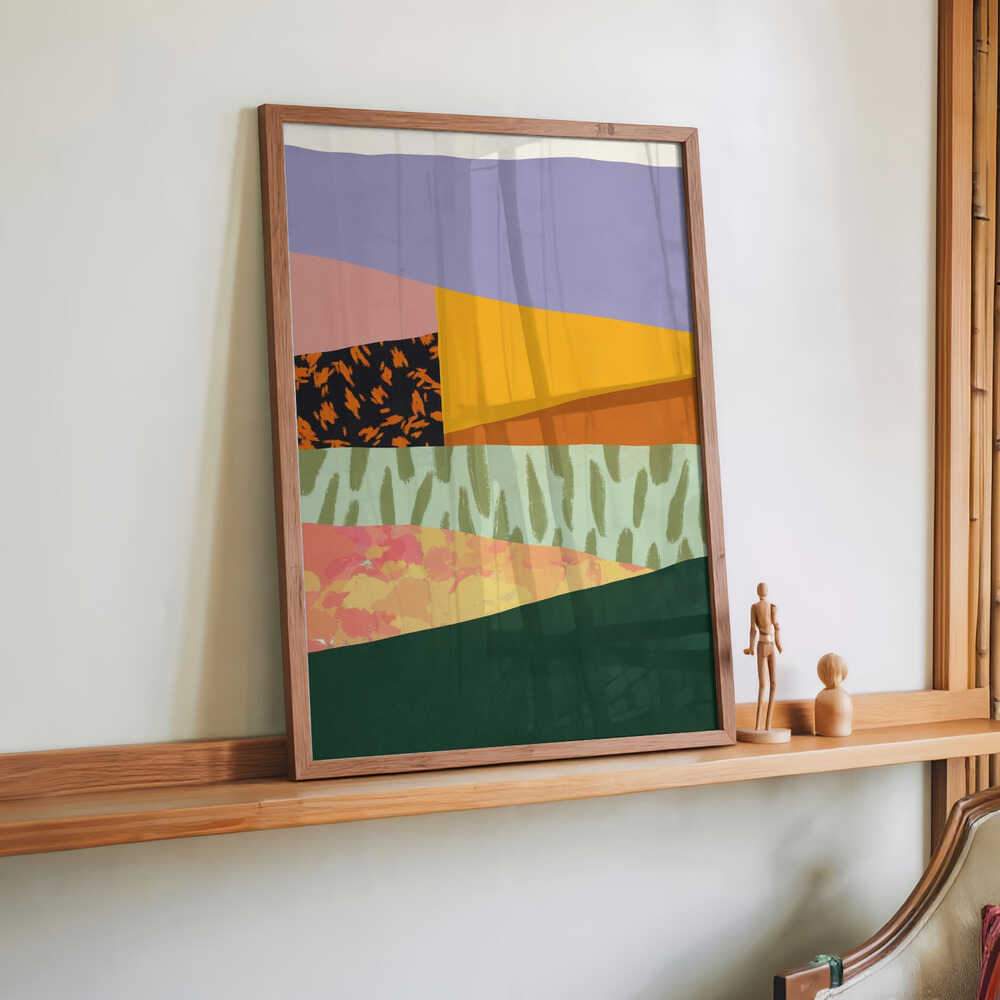 Geometric Patterns with Organic Forms by Little Dean