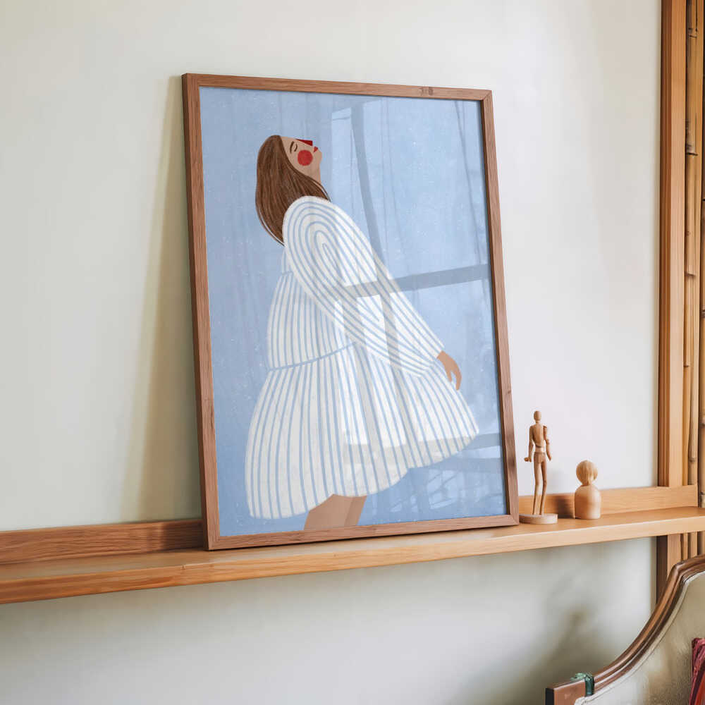 The Woman With the Blue Stripes by Bea Müller