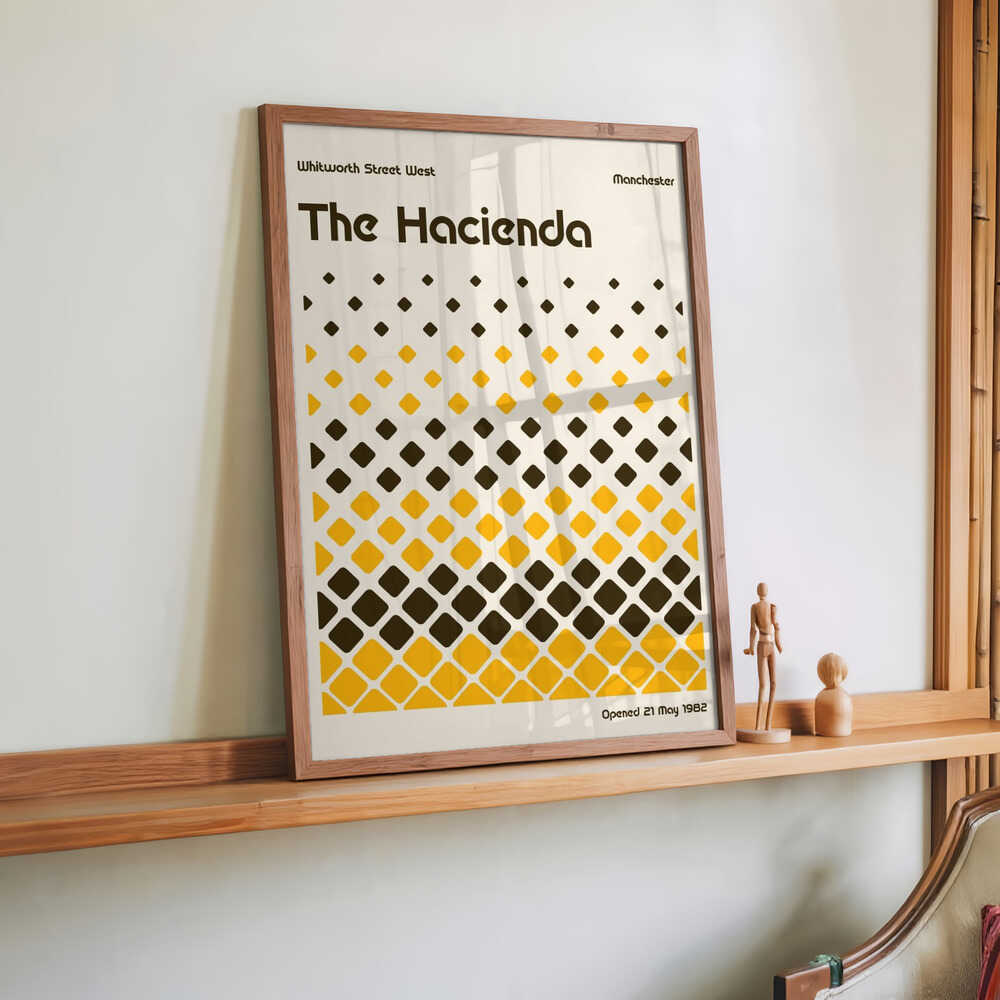 Hacienda Poster von Retrodrome