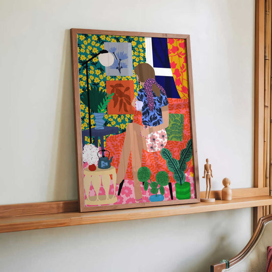 Tea time girl by Rafaela Mascaro