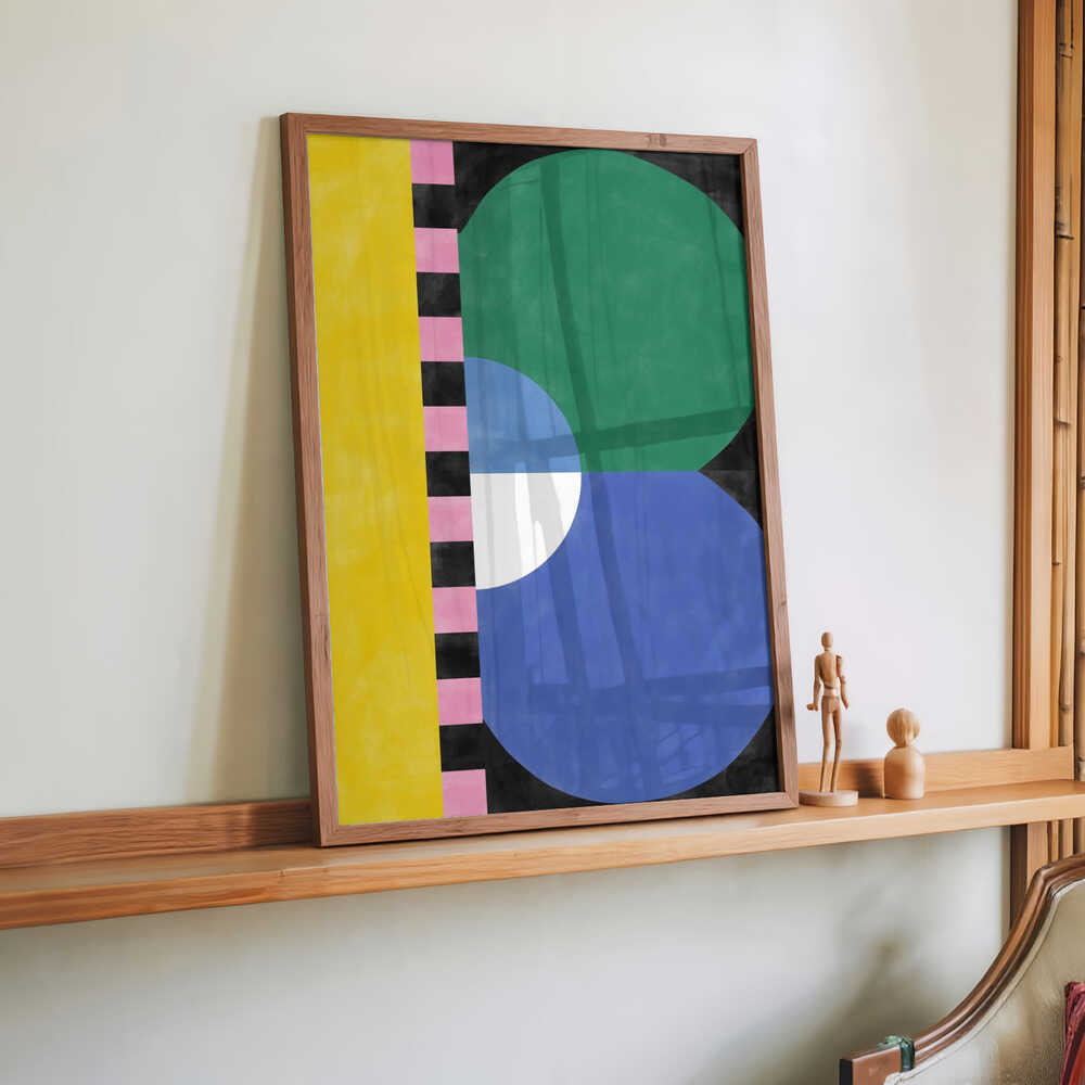 Colorful Geometry Block and shapes by Elena Ristova