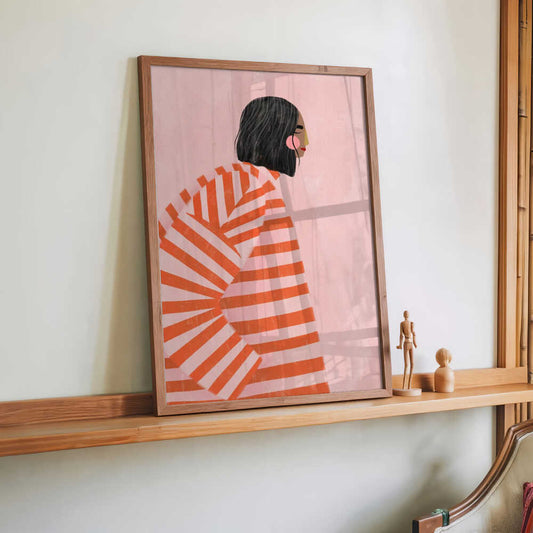 The Woman With the Orange Stripes by Bea Müller