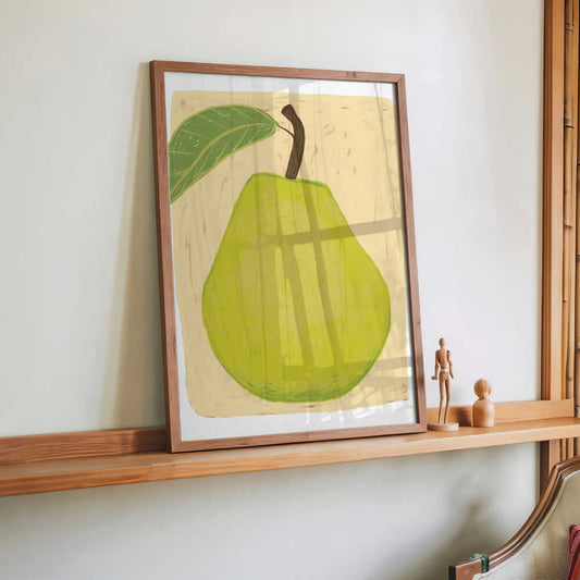 Big green pear by Sharyn Bursic
