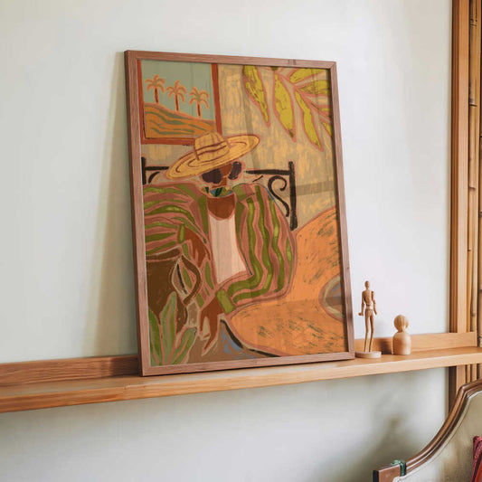 Lady in Stripe by Arty Guava