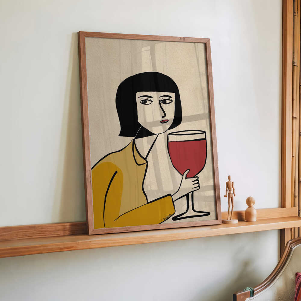 Wine lover by Sharyn Bursic