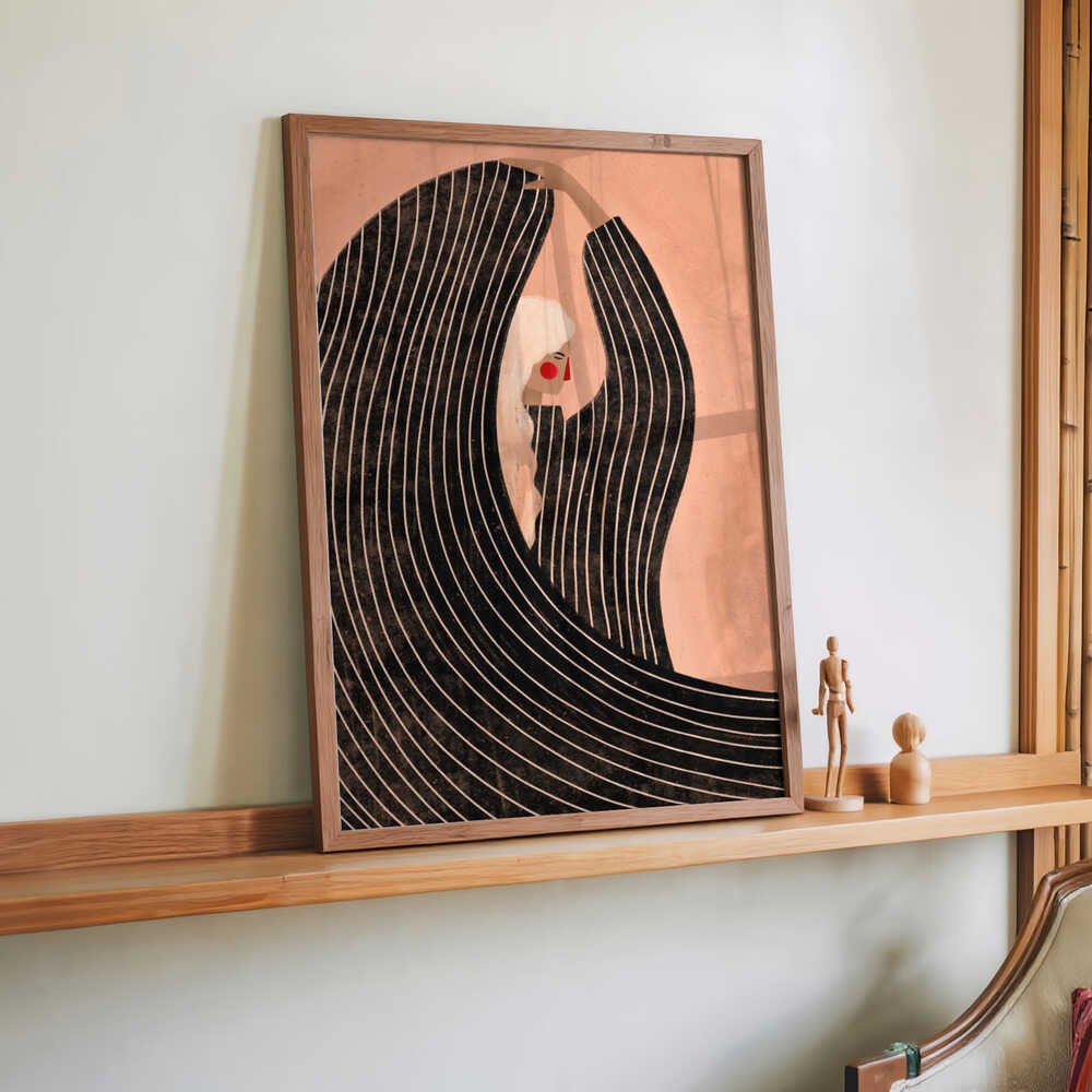 The Woman With the Black Dress by Bea Müller