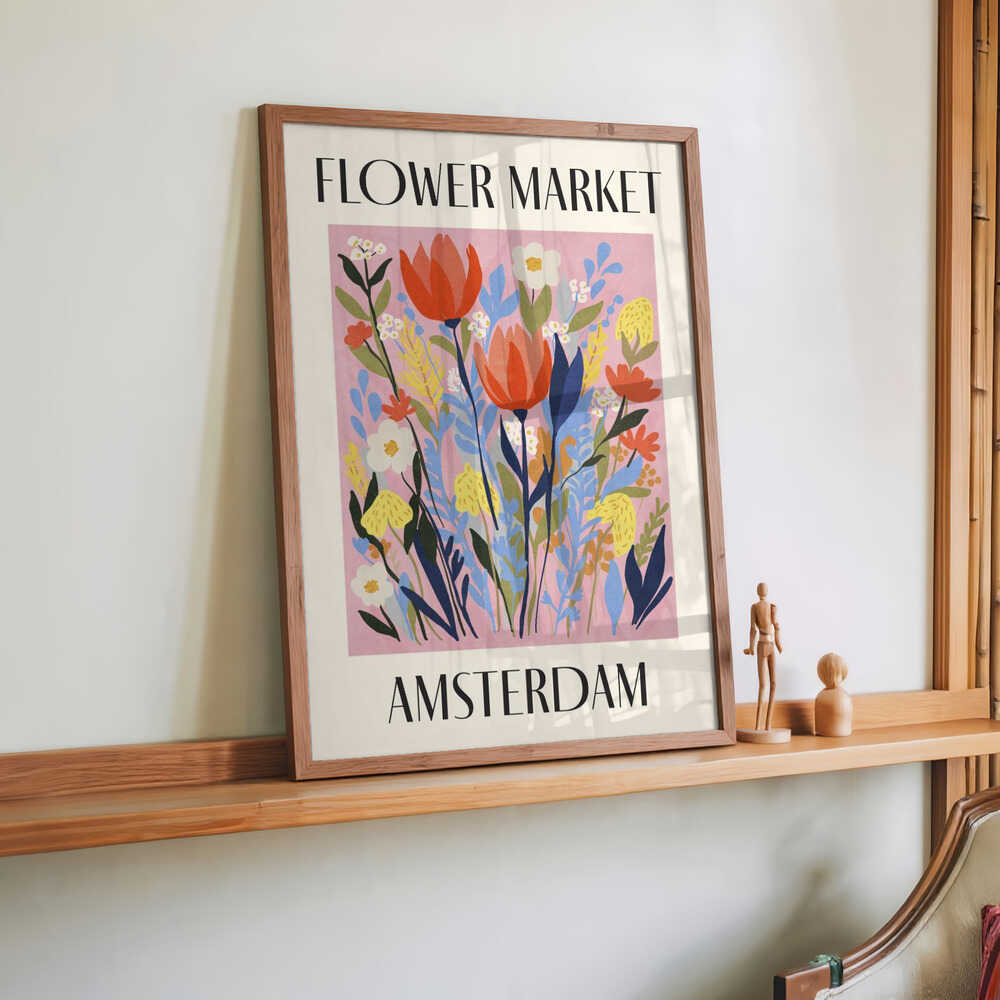 Flower Market Amsterdam Netherlands by Dirkie Nell