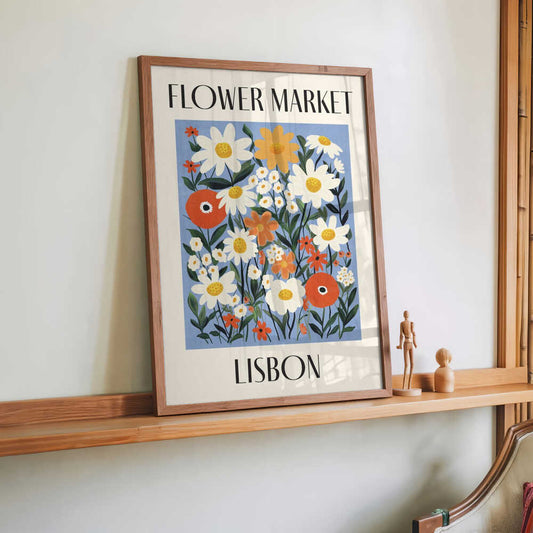 Flower Market Lisbon Portugal by Dirkie Nell