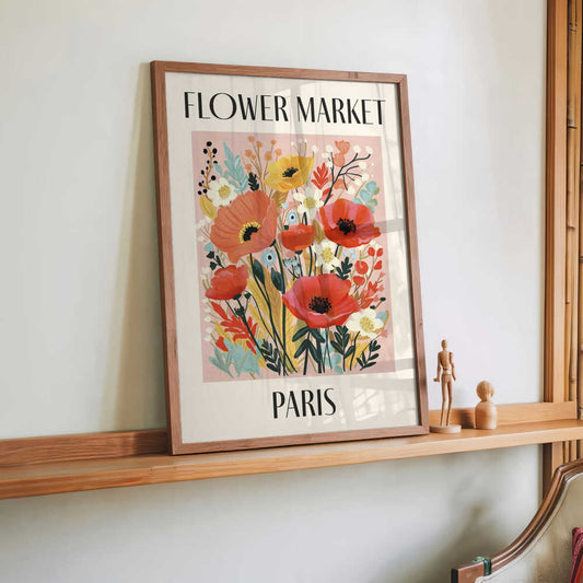 Flower Market Paris France by Dirkie Nell