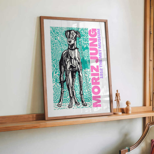 Regal Canine Gaze by Athene Fritsch