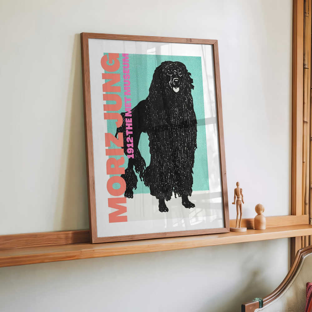 Stylized Black Dog by Athene Fritsch