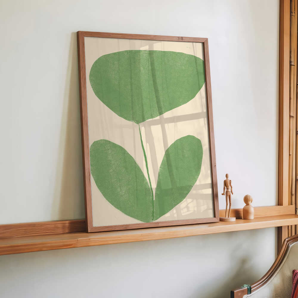 Minimal Green Blossom von Treechild