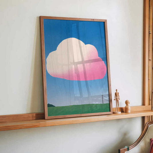 Rosa Farbverlaufswolke von Little Dean