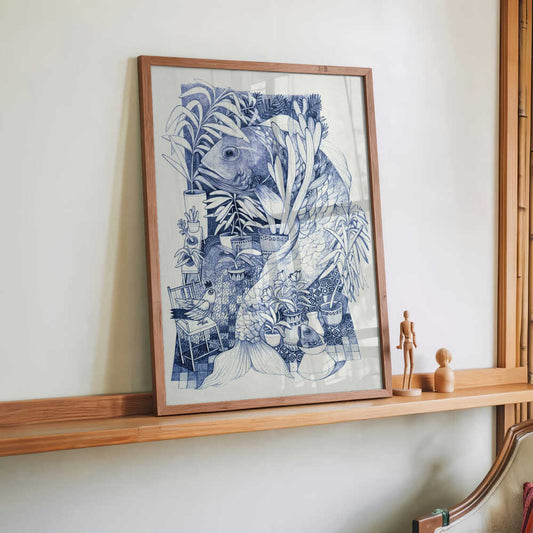 Vibrant Colors And Intricate Patterns Fish by Hieuchau