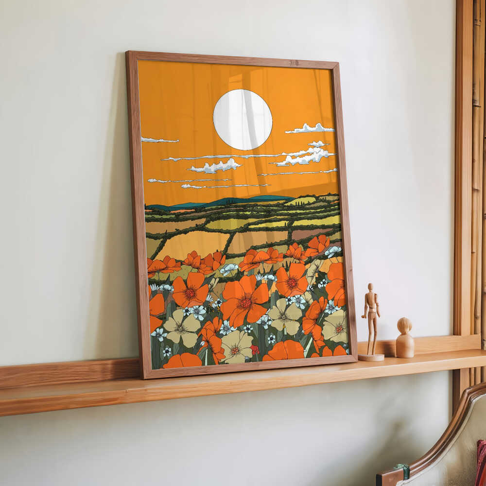 Mohnblick in der Abenddämmerung von Nicholas