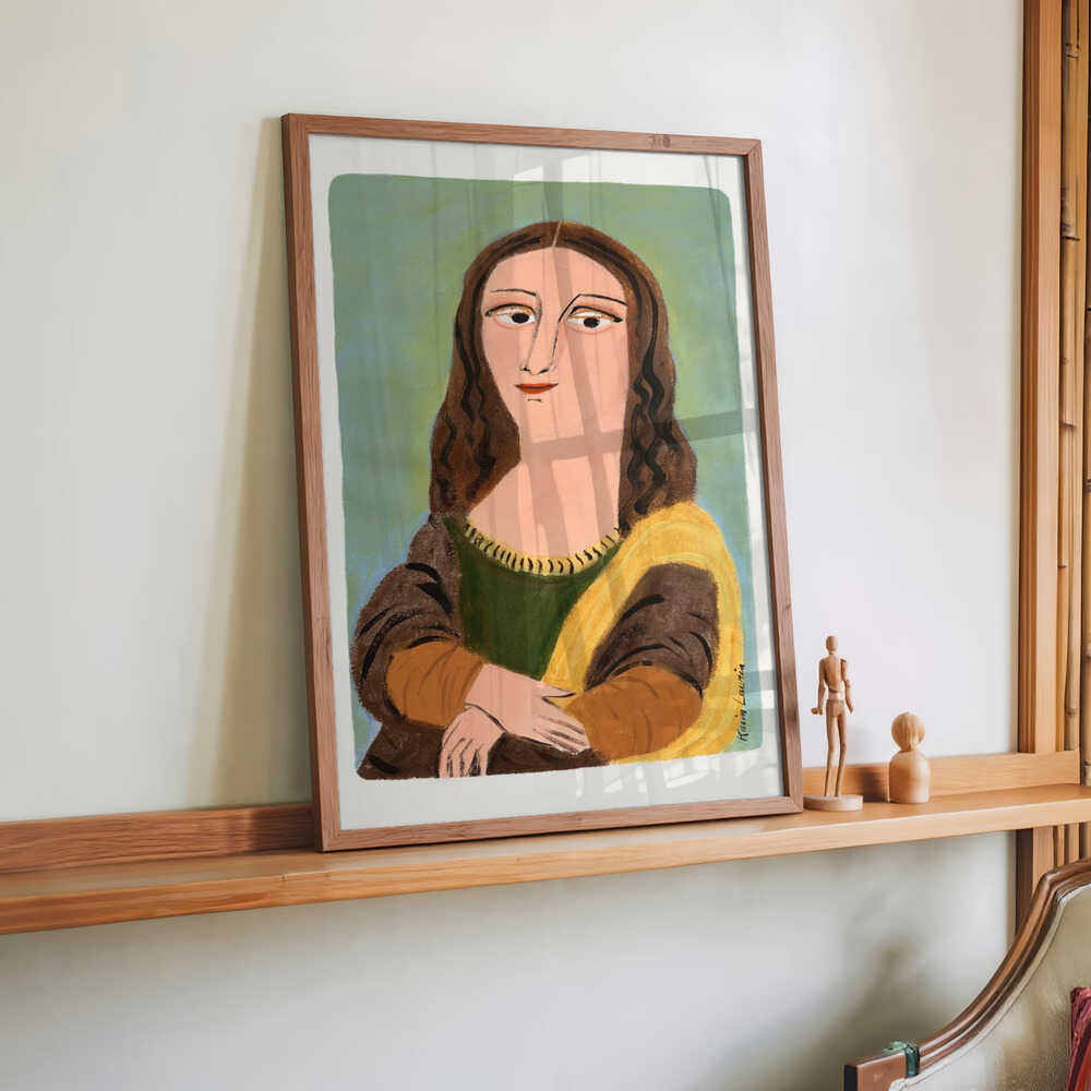 Modern Mona Lisa by Karin Lauria