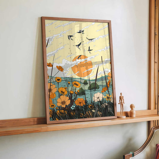 Japan Landschaft im Sommer von Nicholas