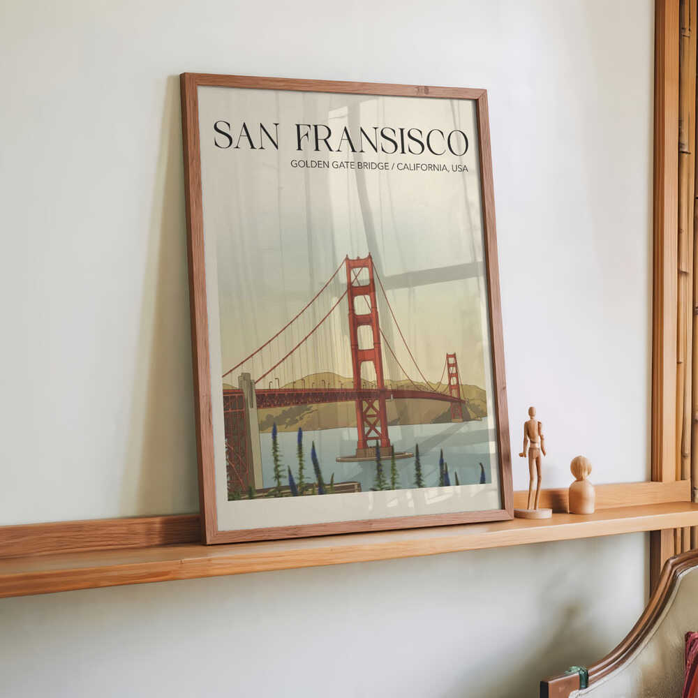 San Fransisco Reiseposter von Andreas Magnusson