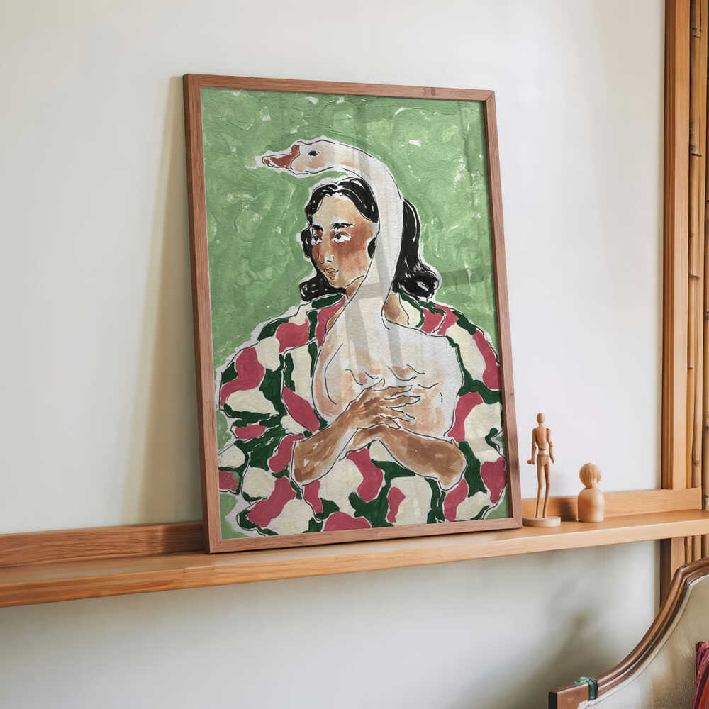 Girl With Duck by Rushati Chowdhury