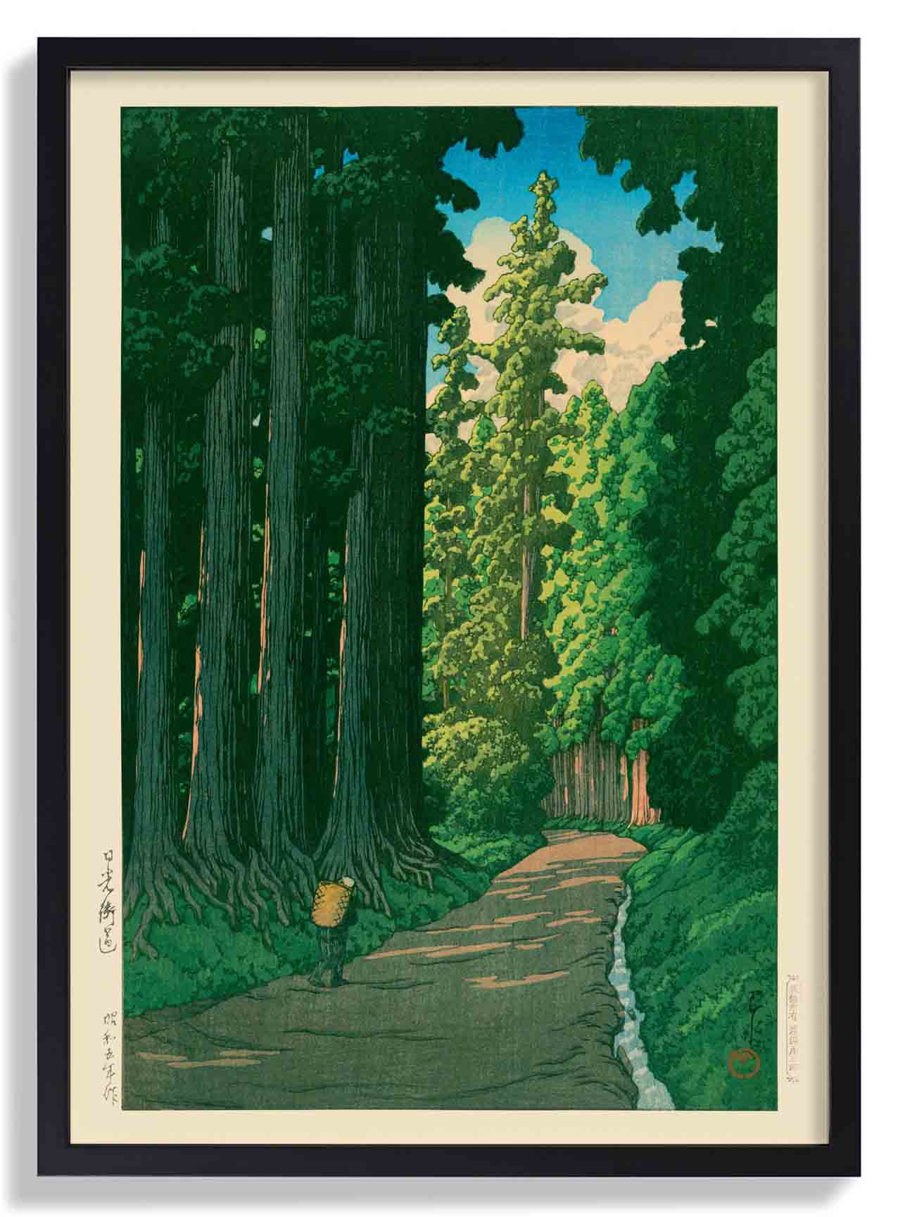 Road to Nikko by Hasui