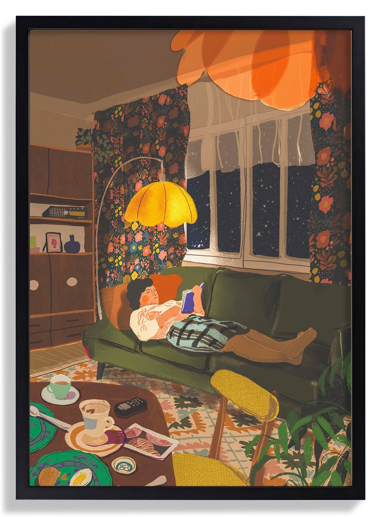 Evening reader By Gigi Rosado