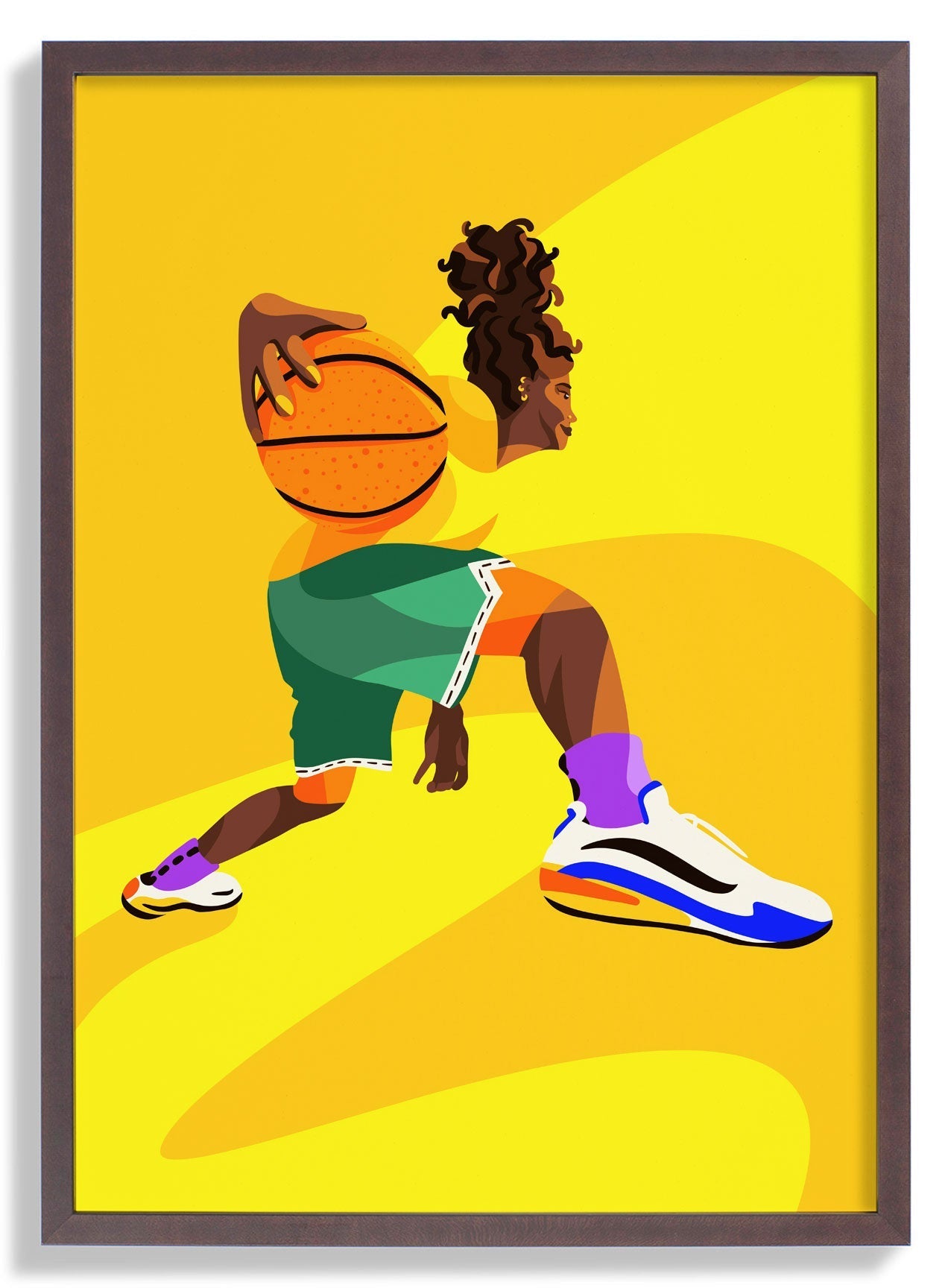 Basketball player by Sofia Doudine
