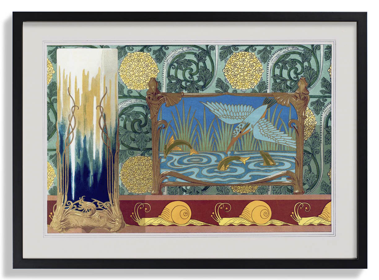 Bird on the Lake and Snails