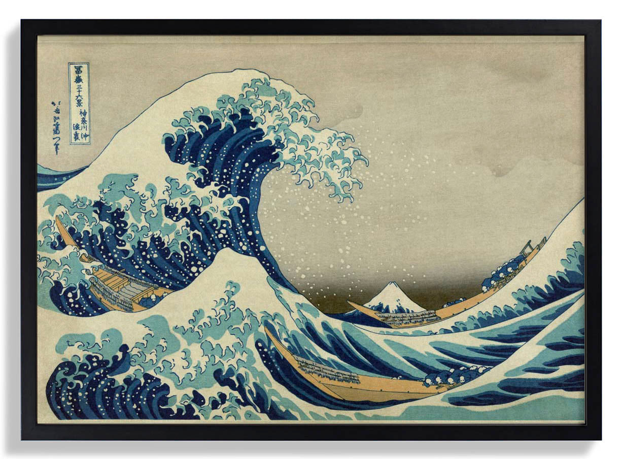 Die große Welle von Kanagawa von Hokusai Poster