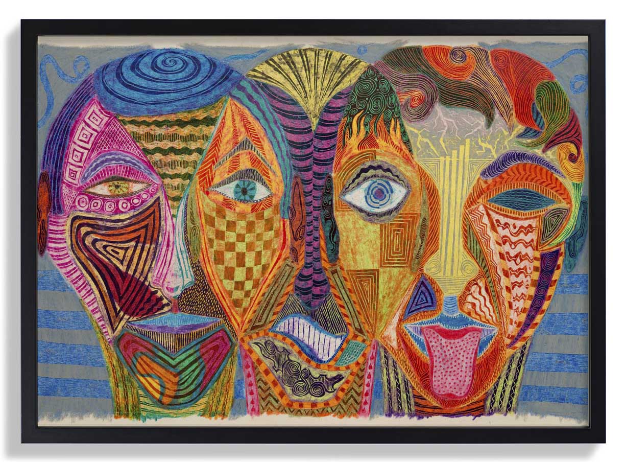 Jersey Lila Blumenmarkt