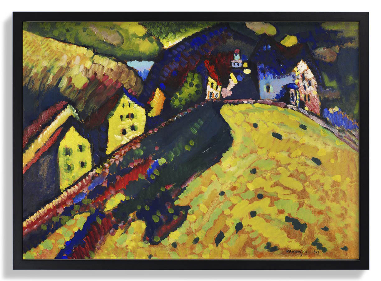 Häuser in Murnau von Wassily Kandinsky Poster