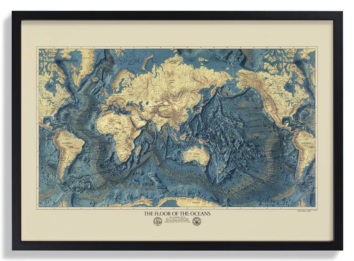 Der Boden der Ozeane Poster