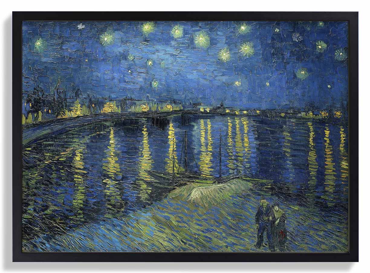 Sternennacht über der Rhone von Van Gogh
