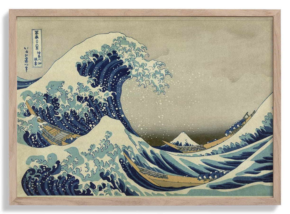The Great Wave of Kanagawa by Hokusai Poster