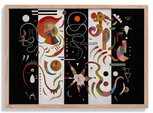 Striped by Wassily Kandinsky Poster
