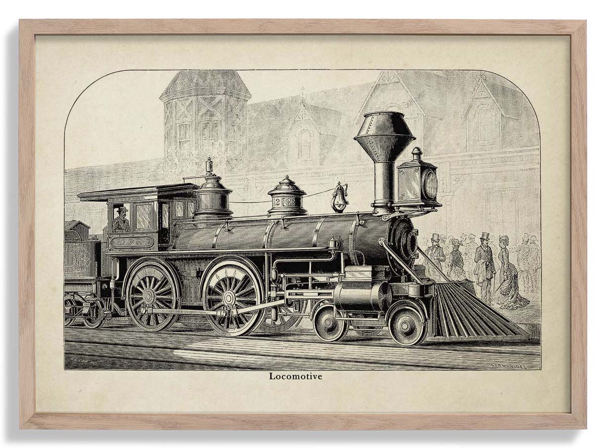 Antique Locomotive I Poster