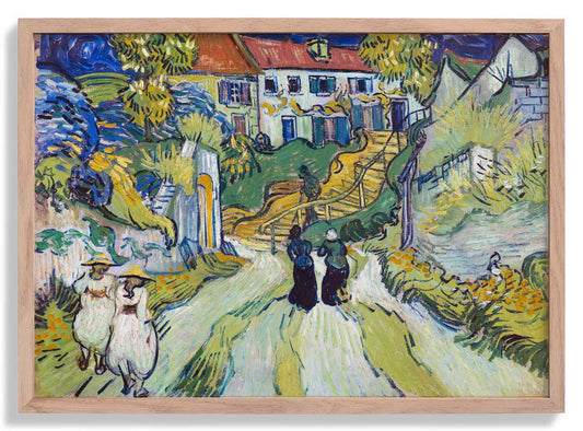 Stairway at Auvers by Van Gogh