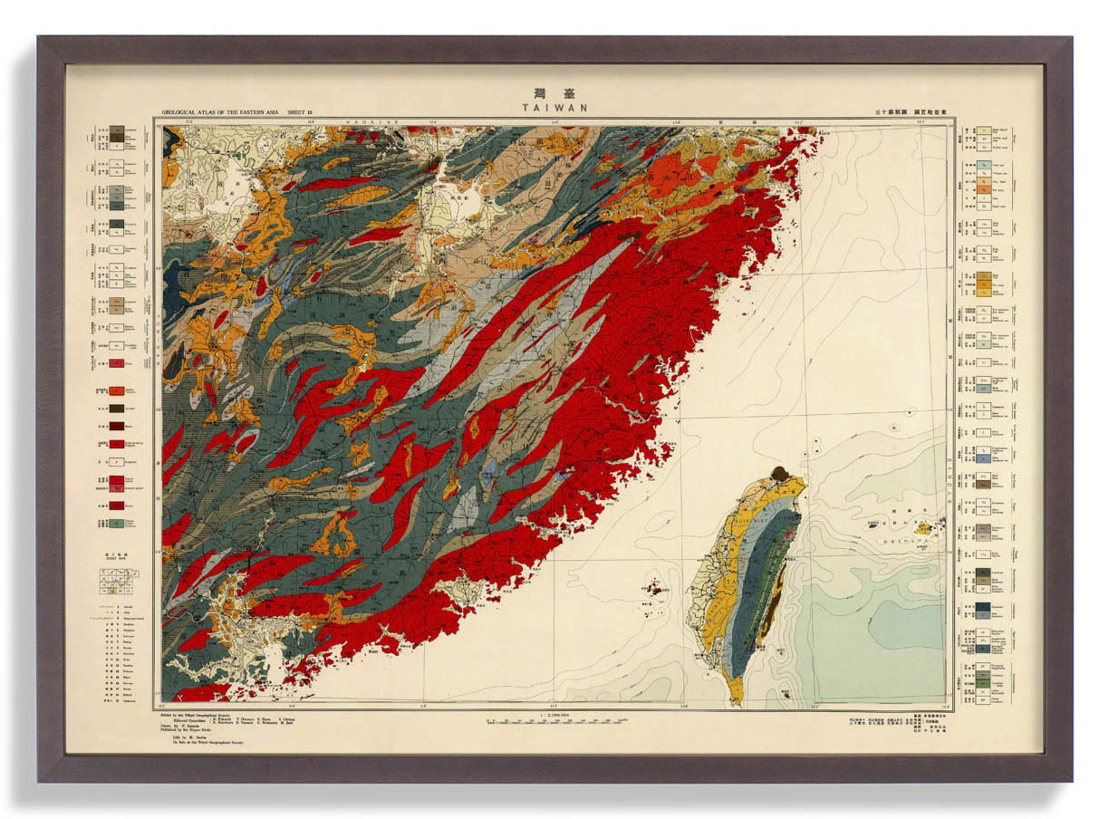 Geologie Asiens - Taiwan